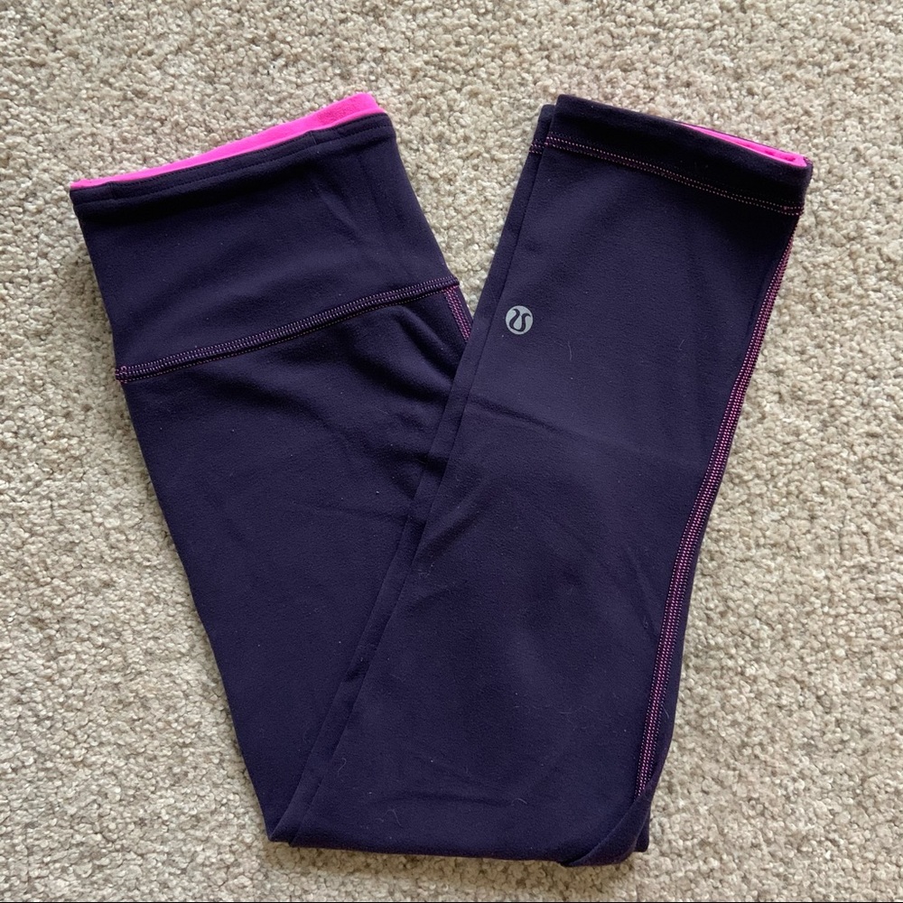 lululemon reversible crop leggings